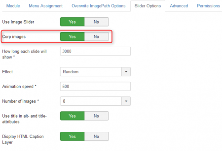 Easy Image Rotator Responsive Mode Settings