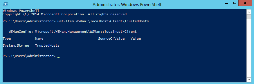 PowerShell TrustedHosts Overview